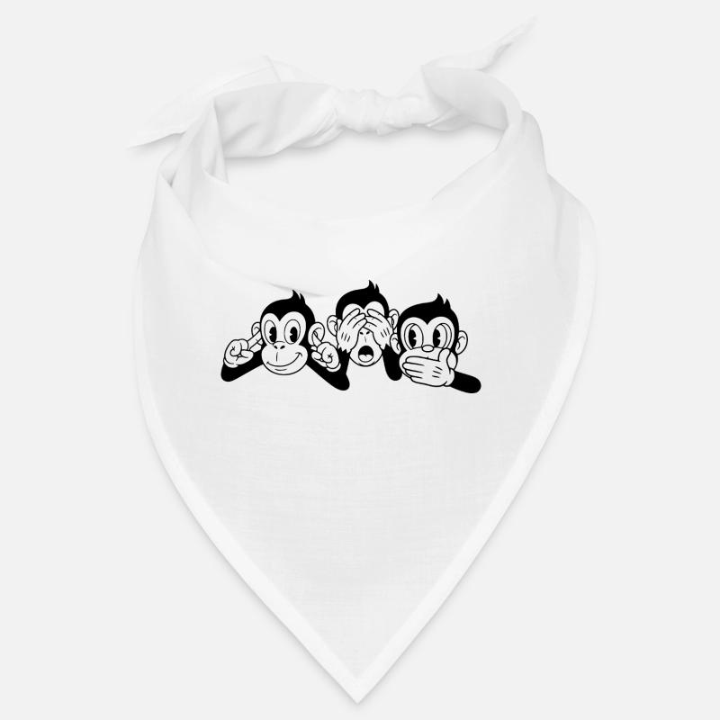 3 wise monkeys Bandana