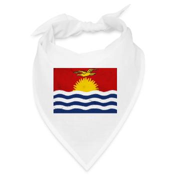 Flagge von Kiribati - Bandana - Weiß - Vorne