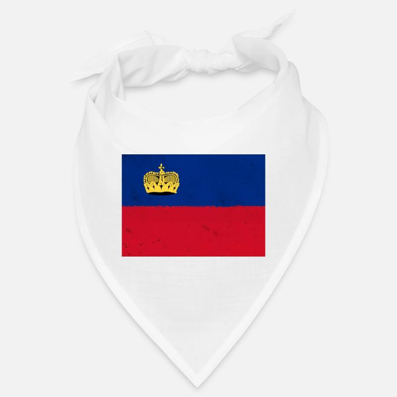 Drapeau du Liechtenstein Bandana
