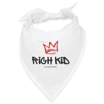 Rich Kid Alsergrund - Bandana - Weiß - Vorne