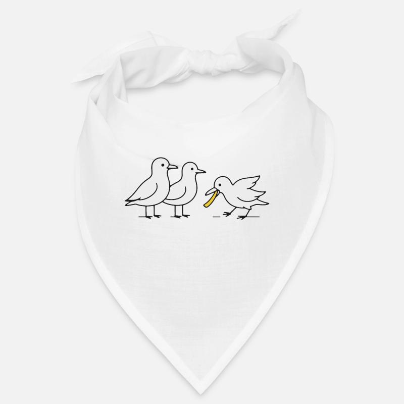 die Möwen kommen - Bandana - Weiß