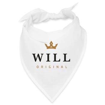 Will Original Familienlogo - Bandana - Weiß - Vorne