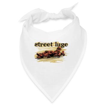 Street luge - Bandana - Weiß - Vorne