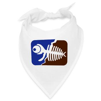 Fisch Fossil - Bandana - Weiß - Vorne
