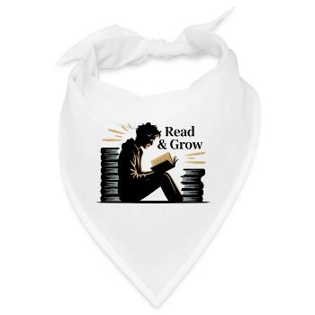 Vintage Literarisches Frauendesign - Bandana - Weiß - Vorne