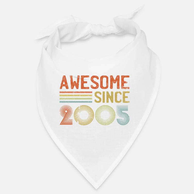 Retro 2005 Celebration Tee Design Bandana