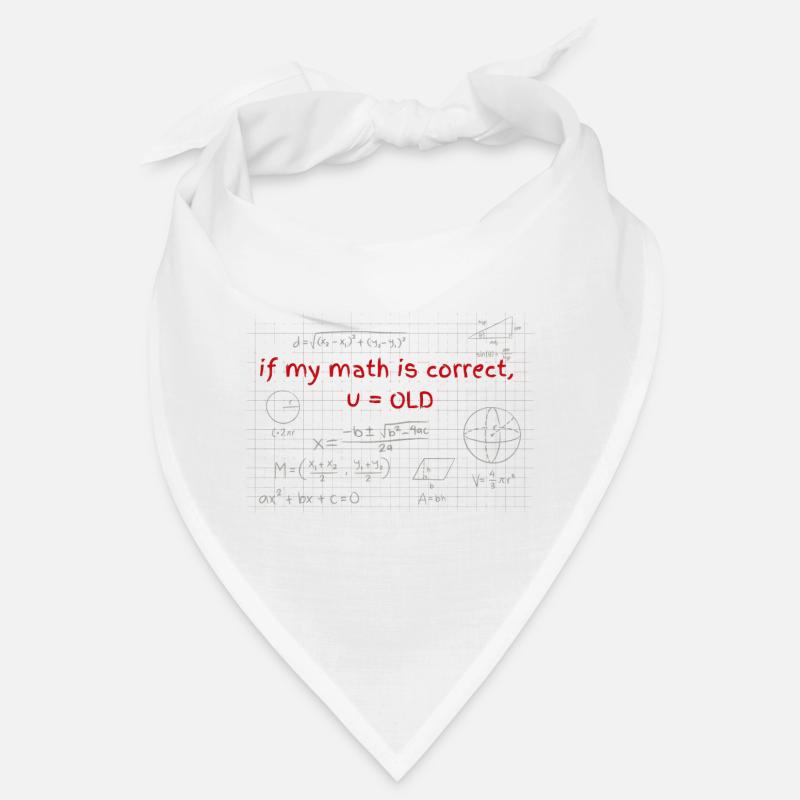 Birthday gift for math fans Bandana
