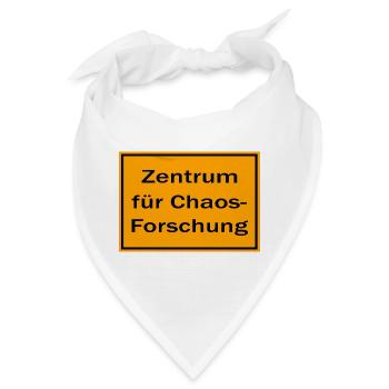 Zentrum für Chaos-Forschung Spruch - Bandana - Weiß - Vorne