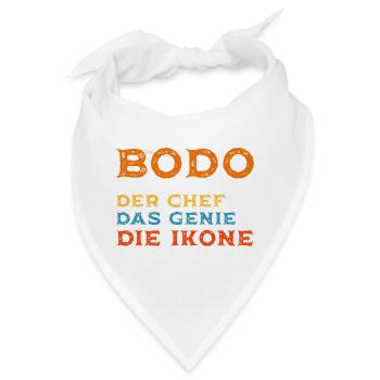 BODO_rustikal_genie_ikone - Bandana - Weiß - Vorne