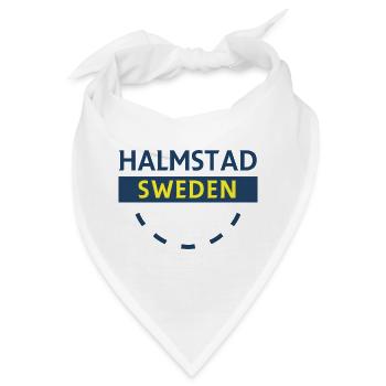 Halmstad Schweden Sign Arc - Bandana - Weiß - Vorne