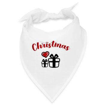 Christmas - Bandana - Weiß - Vorne
