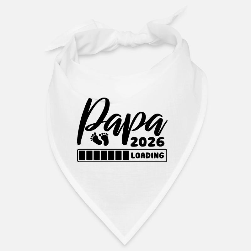 Papa 2026 loading - Schwangerschaft - Geschenk Bandana