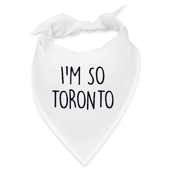 Toronto Canada - Bandana - Weiß - Vorne