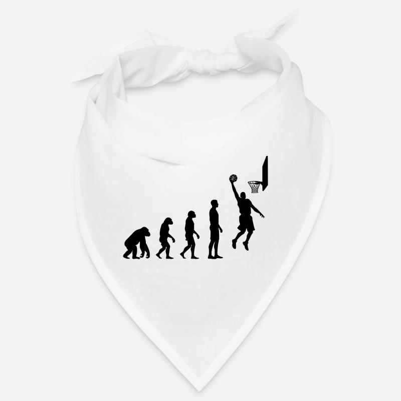 Basketball Evolution Human to Hoops Player Bandana