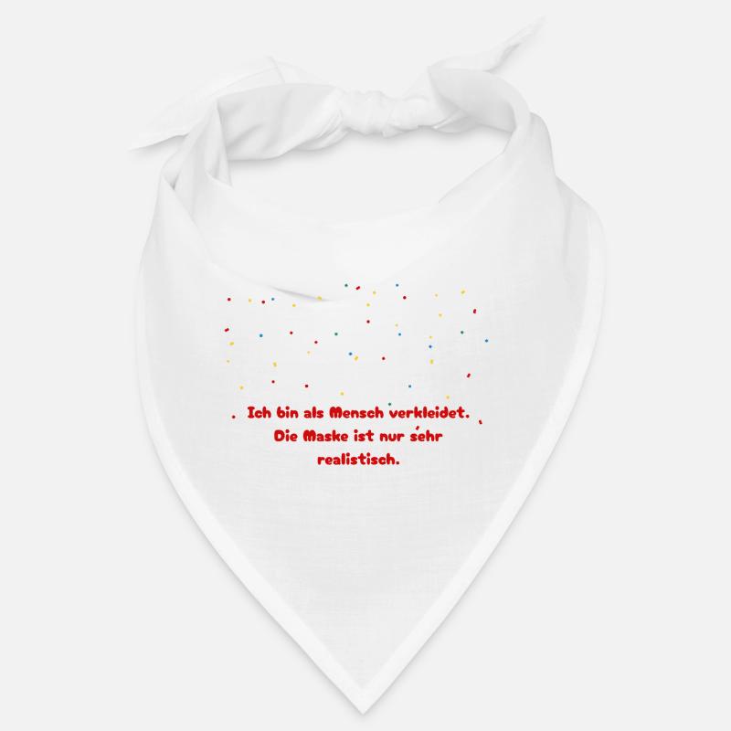 Carnaval de remplacement de costume pour masques humains Bandana