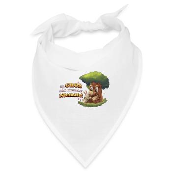 Siggi und der Zauberwald - Kuscheln - Bandana - Weiß - Vorne