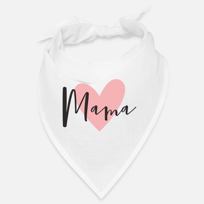 Maman au cœur – Aimer le design de texte Bandana