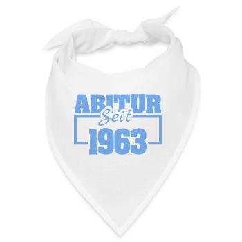 Abiturient 1963 - Bandana - Weiß - Vorne