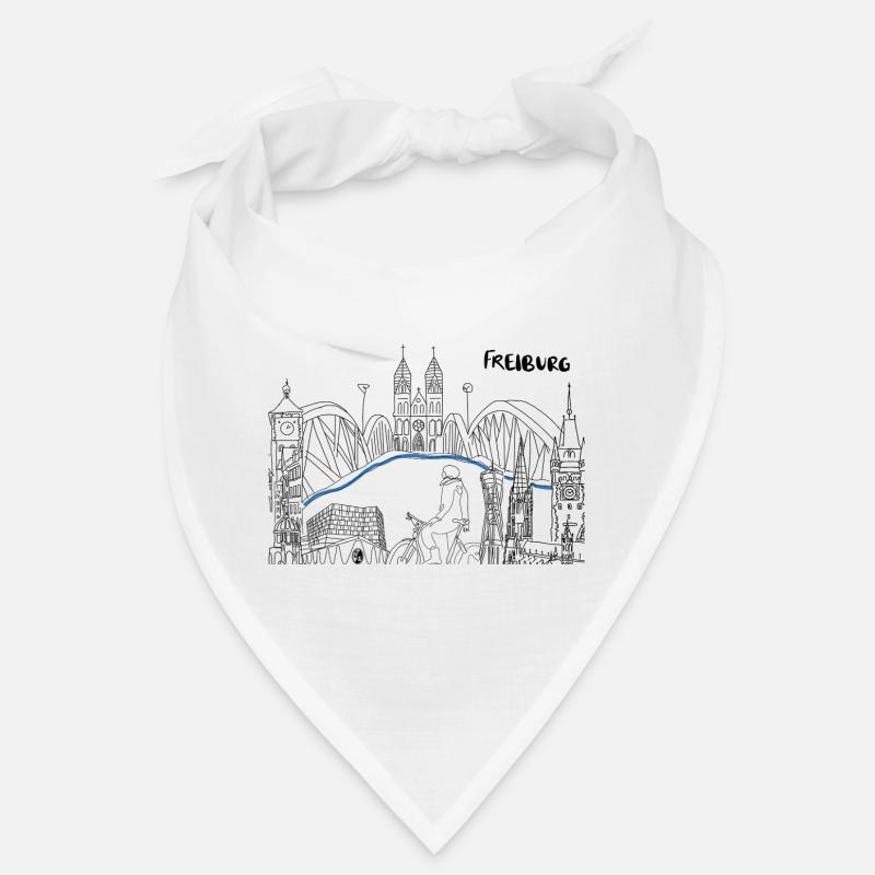 Freiburg Skyline  Bandana