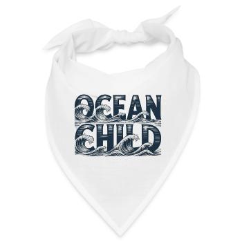 Ocean Child Wellenkunst - Bandana - Weiß - Vorne
