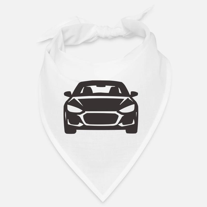 Front View Car Silhouette Bandana