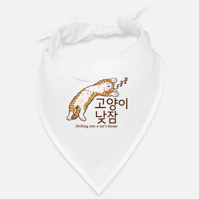 Cat Dream: Sleeping Cat from Seoul Bandana