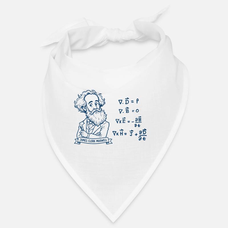 Maxwell and equations in blue Bandana