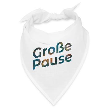 Große Pause - Bandana - Weiß - Vorne