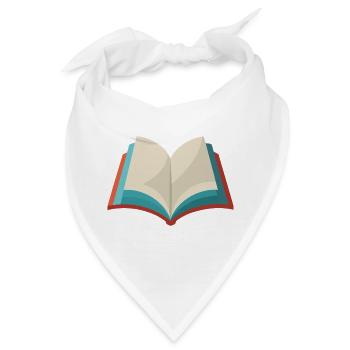 Open Book - Bandana - Weiß - Vorne
