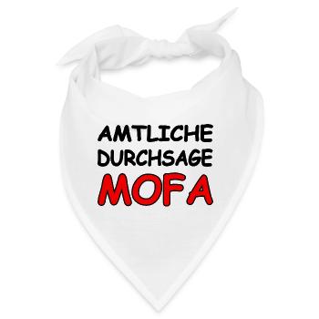 Mofa - Bandana - Weiß - Vorne