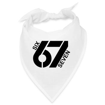 67 Six Seven - Bandana - Weiß - Vorne