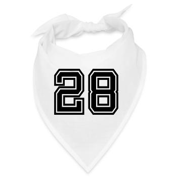 28 - Bandana - Weiß - Vorne
