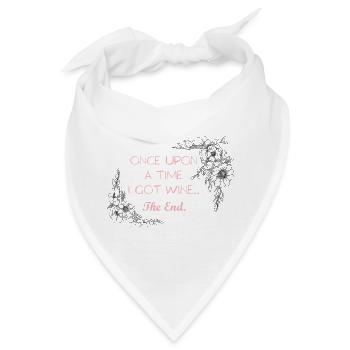 Once Upon Wine The End - Bandana - Weiß - Vorne