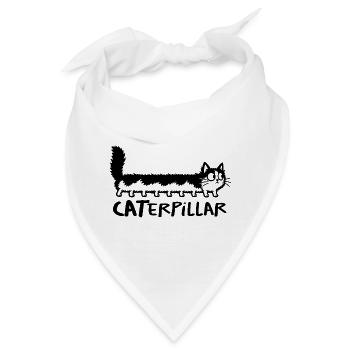 Chat chenille CATerpillar - Bandana - Weiß - Vorne