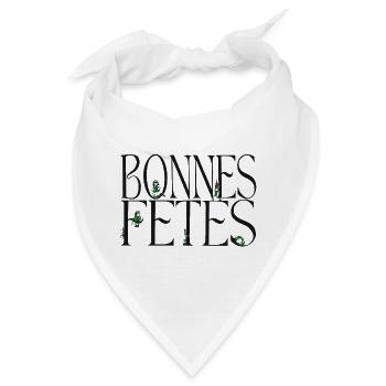 Frohe festliche Monster-Feiertage - Bandana - Weiß - Vorne