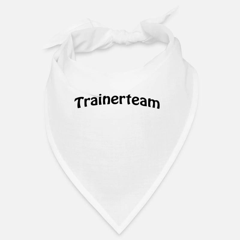 coach, team writing - Bandana - white
