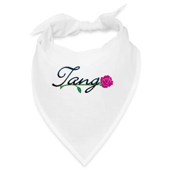 tango with rose (DDP) - Bandana - Weiß - Vorne