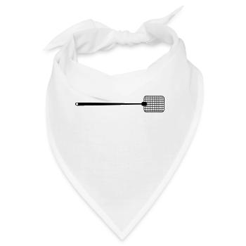 Fliegenklatsche - Bandana - Weiß - Vorne