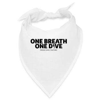 One Breath Freediving Culture - Bandana - Weiß - Vorne