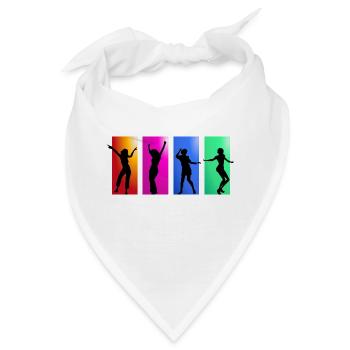 ballerina ballett dance dancer tanz taenzer yoga45 - Bandana - Weiß - Vorne