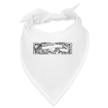 flower-banner-chrissi - Bandana - Weiß - Vorne