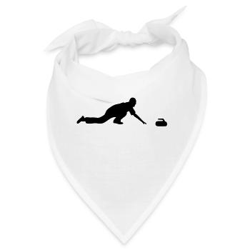 curling - Bandana - Weiß - Vorne