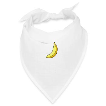 Banane - Bandana - Weiß - Vorne