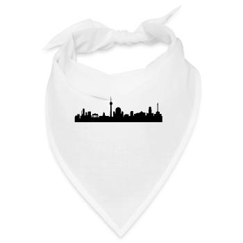Skyline Berlin - Bandana - Weiß - Vorne