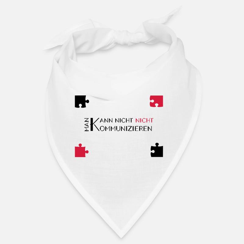 communication watzlawick - Bandana - blanc