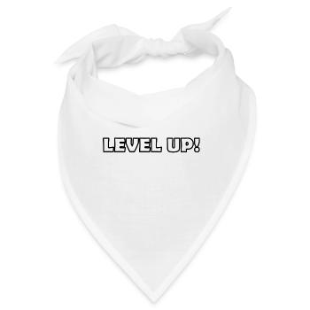 level up - Bandana - Weiß - Vorne