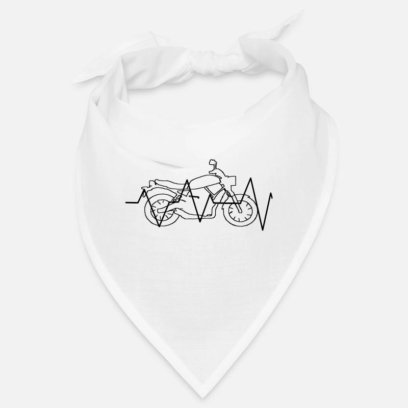 Motorcycle heart rate gift gift idea Bandana