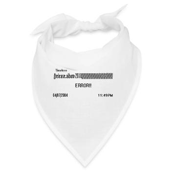 Lil Planet Zeitloser Merch - Bandana - Weiß - Vorne