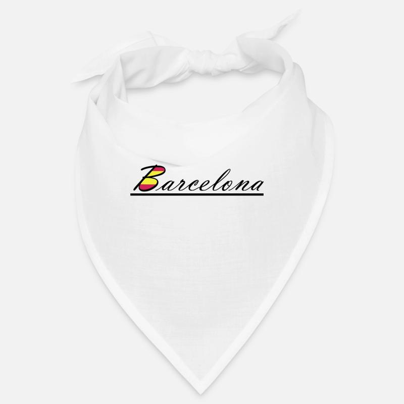 Barcelone - Bandana - blanc