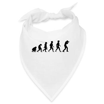 Evolution Photograf Fotograf Photoapparat Kamera - Bandana - Weiß - Vorne